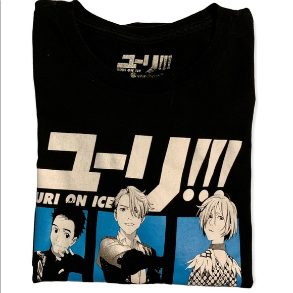 Yuri On Ice Characters T-Shirt - Size S - Picture 3 of 4